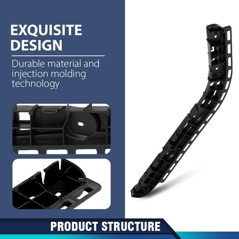 PIT66 Bumper Retainer Bracket Rear Passenger Side Compatible with Chevy Cruze 2011 2012 2013 2014 2015 2016 94833089, GM1143105 Black in Saudi Arabia