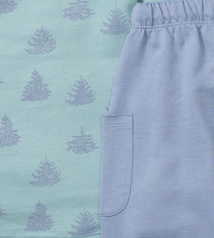 Burt's Bees Baby Baby Boys' Shirt and Pant Set, Top & Bottom Outfit Bundle, 100% Organic Cotton in Kuwait