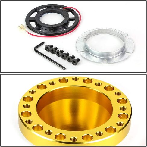 Auto Dynasty Steering Wheel 6-Hole Hub Adaptor Kit Compatible with Camry/Corolla / 4Runner / MR2 / tC/xB, Aluminum, Purple in Saudi Arabia