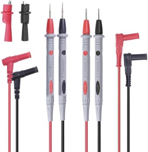 Digital Laboratory Multimeter Voltmeter Test Lead Probe Wire Cable Banana Plug Connector Black Red 1000V in Saudi Arabia