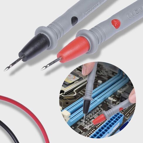 Digital Laboratory Multimeter Voltmeter Test Lead Probe Wire Cable Banana Plug Connector Black Red 1000V in Saudi Arabia