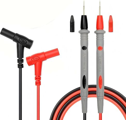 Digital Laboratory Multimeter Voltmeter Test Lead Probe Wire Cable Banana Plug Connector Black Red 1000V in Saudi Arabia