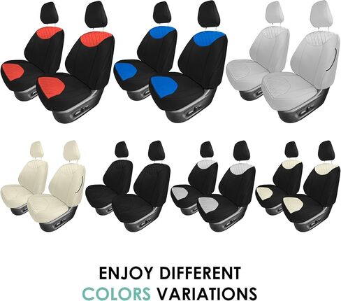 FH Group Custom Fit Car Seat Covers Specifically Made for 2019-2025 Nissan Altima, Rear Set Black Ultraflex Neoprene, 5 Seater Sedan Seat Covers, Nissan Accessories in Saudi Arabia