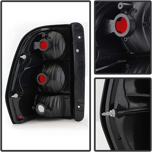 ACANII - For Red Smoked 2002-2009 Chevy Trailblazer Tail Lights Lamps Left+Right Replacement in Saudi Arabia