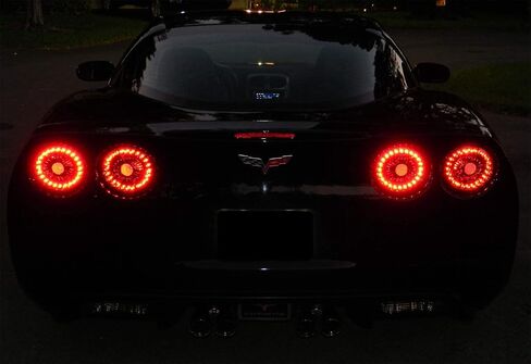 Amerilite L.E.D Leillights Black for Chevy Corvette/Covette Z06 - Side Raptenger and Driver in Saudi Arabia