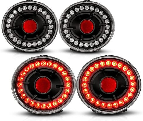 Amerilite L.E.D Leillights Black for Chevy Corvette/Covette Z06 - Side Raptenger and Driver in Saudi Arabia