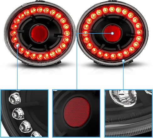 Amerilite L.E.D Leillights Black for Chevy Corvette/Covette Z06 - Side Raptenger and Driver in Saudi Arabia