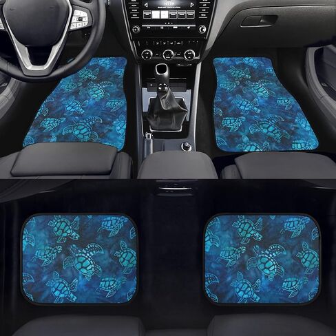 Spider Web Car Floor Mats Carpet Set of 4 Abstract Black Spiderwebs on Red Background Floor Mats for Cars Universal Vehicle Front Rear Rugs Grunge Cobweb Car Decor Accessories for Trucks in Saudi Arabia