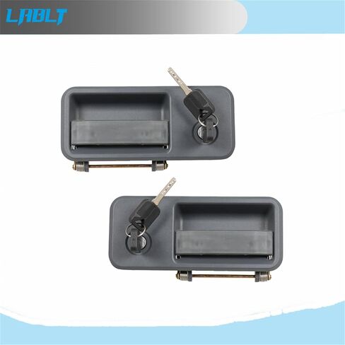 LABLT 2 Pcs Front Right and Left Side Exterior Door Handle Replacement for Volvo VNL Truck 2004 2005 2006 2007 2008 2009 2010 2011 2012 2013 2014 2015 2016 2017 2018 20398466 20398467 in Saudi Arabia
