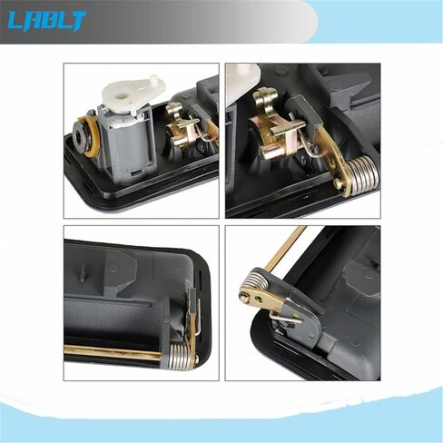 LABLT 2 Pcs Front Right and Left Side Exterior Door Handle Replacement for Volvo VNL Truck 2004 2005 2006 2007 2008 2009 2010 2011 2012 2013 2014 2015 2016 2017 2018 20398466 20398467 in Saudi Arabia