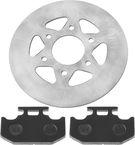 Caltric Rear Parking Brake Disc Rotor with Pads Compatible with Yamaha Rhino 700 Yxr700 4X4 2008-2013 in Saudi Arabia