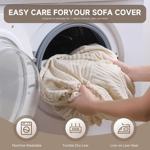 Couch Covers Washable Waterproof Stretch Sectional Sofa Covers for Pets Dog Sofa Slipcovers Protector Furniture Chair（L+Light Gray） in Saudi Arabia