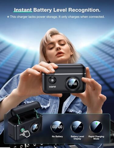 llano 2-Pack NP-W235 مجموعة بطاريات وشاحن مزدوج سريع لـ Fujifilm XT5، XT4، VG-XT4، XS20، GFX50S II، GFX100S، XH2، XH2S، أزرق in Kuwait