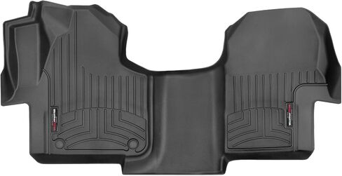 WeatherTech Custom Fit FloorLiners for Mercedes Sprinter - 1st Row - Over The Hump (4415211), Black in Saudi Arabia
