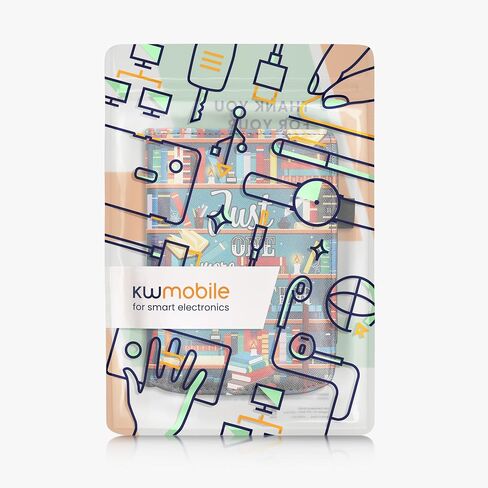 حافظة kwmobile متوافقة مع Pocketbook Verse/Verse Pro/Verse Color/Vivlio Light/Light HD - غطاء للقارئ الإلكتروني مع إغلاق مغناطيسي - رمادي in Saudi Arabia