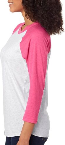 Next Level Unisex Tri-Blend 3/4-Sleeve Raglan - 6051 in Kuwait