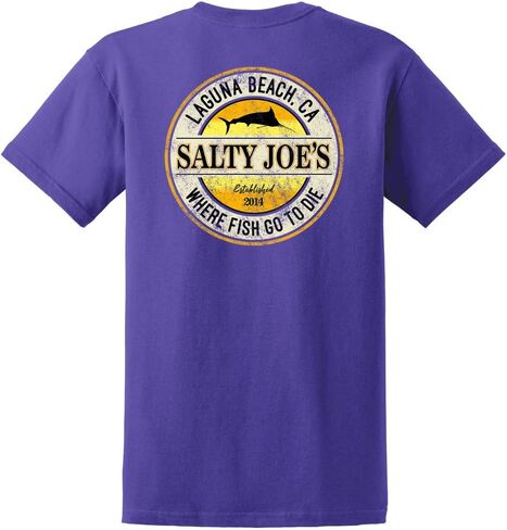 SALTY JOES Men's Vintage Logo Heavyweight Tees in Kuwait