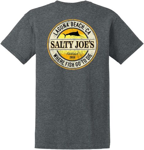 SALTY JOES Men's Vintage Logo Heavyweight Tees in Kuwait