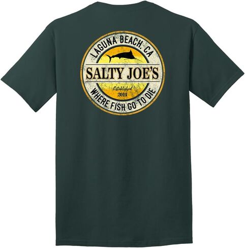 SALTY JOES Men's Vintage Logo Heavyweight Tees in Kuwait