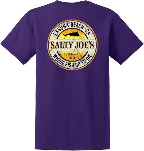 SALTY JOES Men's Vintage Logo Heavyweight Tees in Kuwait