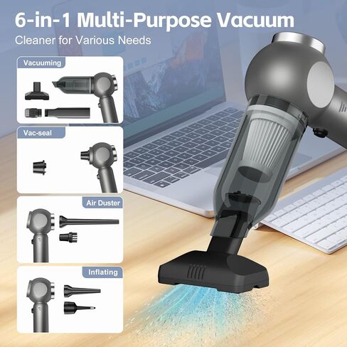 ARIFY PRO 90 ° قابلة للطي الفراغ المحمولة اللاسلكية 16000PA ، 4 في -1 ، محرك مكنسة مكنسة مئوية من الفرش in Kuwait