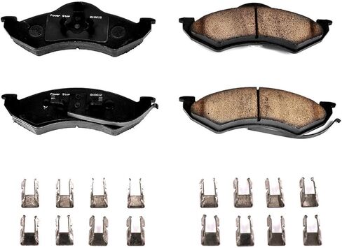 Power Stop 17-746 ، Z17 Front Ceramic Brake Pads مع أجهزة لدودج داكوتا 1999 ، دودج دورانجو 1998-1999 [نموذج محدد] in Saudi Arabia