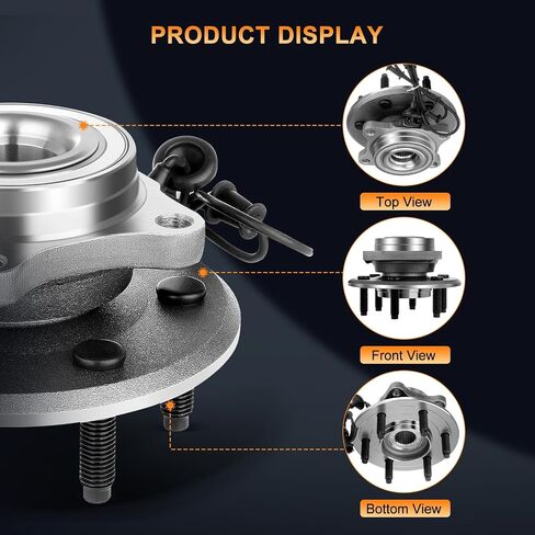 541001 Rear Wheel Hub and Bearing Assembly Compatible with 2003 2004 2005 2006 for Ford Expedition 2003-2006 for Lincoln Navigator 6 Lugs W/ABS 1pcs in Saudi Arabia