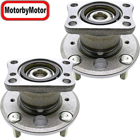 512490 Rear Wheel Bearing and Hub Assembly with 4 Lugs Fits for 2011-2018 Ford Fiesta Low-Runout OE Directly Replacement Wheel Hub Bearing Assembly-2PK in Saudi Arabia