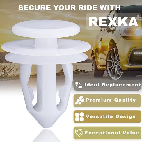 Rexka 10pcs Model 3 interior headliner repener push pin clip 114276600a for tesla model 3 clips trunk trunk clips in Saudi Arabia