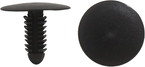 uxcell 40 Pcs 6mm Hole Dia 25mm Head Plastic Rivets Fastener Push Clips for Car in Saudi Arabia