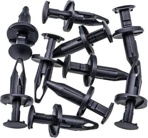 Rexka 10pcs Wheel Opening Moulding Clips Fender Ledge Rivets for GM 21077123 Saturn Ford W705436-S300 Focus Mustang C-Max Edge Escape Expedition Explorer F-150 Fusion Chrysler 6509103AA DodgeJourney in Saudi Arabia
