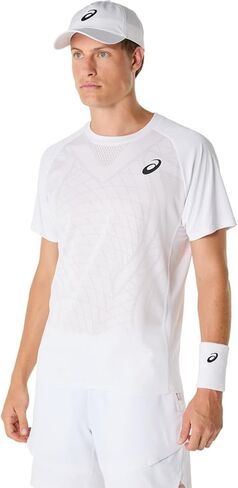 Asics Men Match Actibreeze Short Sleeve Top Tennis Apparel in Kuwait