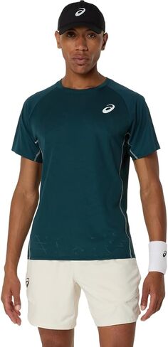 Asics Men Match Actibreeze Short Sleeve Top Tennis Apparel in Kuwait