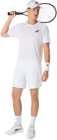 Asics Men Match Actibreeze Short Sleeve Top Tennis Apparel in Kuwait