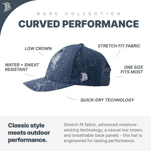 Branded Bills Dad Script Curved Performance, Lightweight, Comfortable Baseball Cap in Saudi Arabia