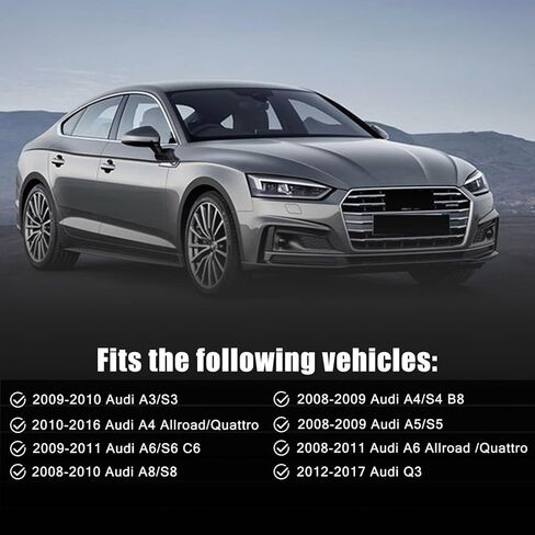 استبدال المرآة الجانبية للركاب لـ Audi A3 S3 A4 S4 A5 S5 A6 S6 A8 S8 -mirror Glass Dished - مرايا لـ Audi w/Packing Plate in Kuwait