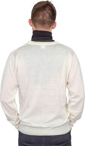 Crazy Cousin White V-Neck Sweater with Black Dickey Halloween Costume Cosplay in Saudi Arabia
