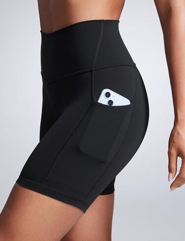 CRZ Yoga Women Butterbreeze Ristic Riker Shorts مع جيوب 6 '' - High Wehist Workout Gym Running Bobleyball Yoga in Saudi Arabia