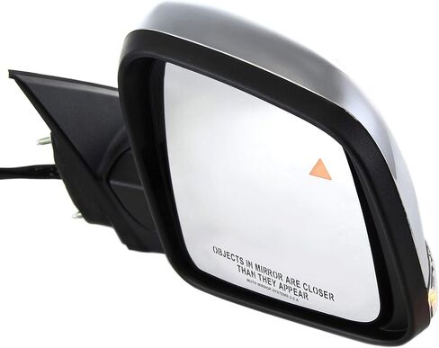 Garage-Pro Passenger Side Power Heated Mirror for Jeep Grand Cherokee 2011-2021 Manual Fold With Signal Light, Blind Spot Monitor & Memory; Without Auto-Dimming Chrome in Saudi Arabia
