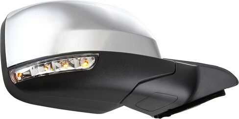Garage-Pro Passenger Side Power Heated Mirror for Jeep Grand Cherokee 2011-2021 Manual Fold With Signal Light, Blind Spot Monitor & Memory; Without Auto-Dimming Chrome in Saudi Arabia