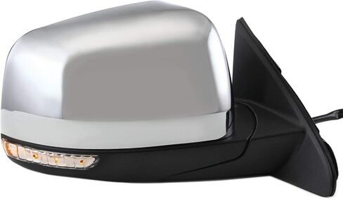 Garage-Pro Passenger Side Power Heated Mirror for Jeep Grand Cherokee 2011-2021 Manual Fold With Signal Light, Blind Spot Monitor & Memory; Without Auto-Dimming Chrome in Saudi Arabia