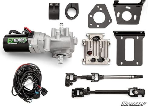 مجموعة SuperAtv ez-Steer Power Steering For 2017-2021 Can-Am Maverick X3 (انظر التركيب)-محرك 400W قوي-يقلل من جهود التوجيه | يزيل عثرة توجيه | صندوق التحكم في الماء والضغوط in Saudi Arabia