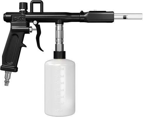 Car Cleaning Gun, Car Interior Detailing Air Blower Gun with 2 Nozzles, High Pressure Car Cleaning Drying Tool for Quickly Blasts Dirt and Dust, Works with Air Compressor in Saudi Arabia