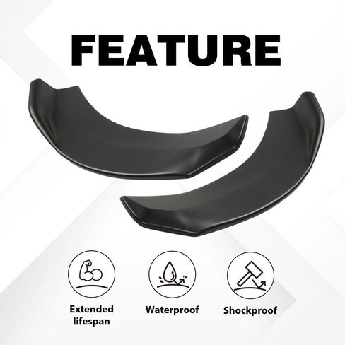 G-PLUS Universal Front Bumper Lip Splitter Diffuser Polyurethane Winglet Type-2 Aero in Saudi Arabia