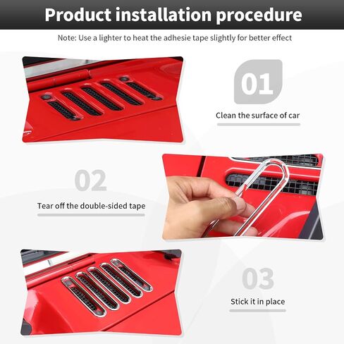 CheroCar Front Rear Window Windshield Wiper+Hood Grill Grille Inserts Cover Frame Trims Fits for 2007-2018 Jeep Wrangler JK JKU Front Rear Window Wiper Arm Decoration Accessories,15Pcs Pink in Saudi Arabia