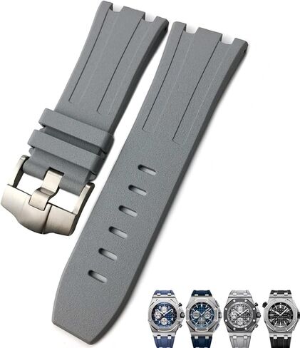 KLVN Soft FKM Fluoro Rubber Watchband 28mm For AP Strap Audemars Piguet ROYAL OAK OFFSHORE Diving Waterproof Sports Watch Band in Saudi Arabia