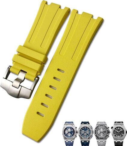 KLVN Soft FKM Fluoro Rubber Watchband 28mm For AP Strap Audemars Piguet ROYAL OAK OFFSHORE Diving Waterproof Sports Watch Band in Saudi Arabia