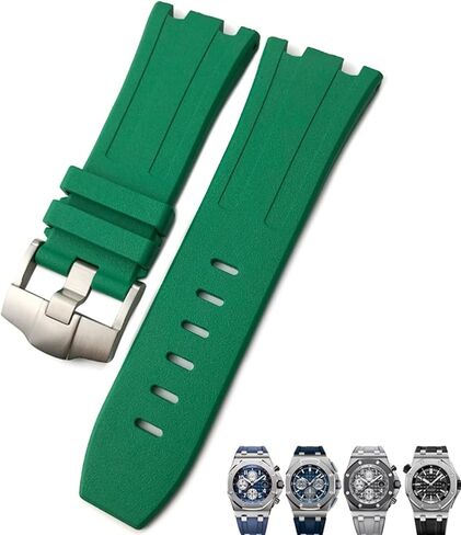 KLVN Soft FKM Fluoro Rubber Watchband 28mm For AP Strap Audemars Piguet ROYAL OAK OFFSHORE Diving Waterproof Sports Watch Band in Saudi Arabia