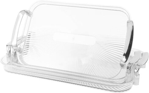 Serving Tray with Handles Set of 3 Rectangular Large Serving Platters 18.3/16.7/14.8 Inch White Plates for Dinner, Party, Entertaining in Saudi Arabia