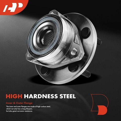 A-Premium 2 X Bront Wheel Bearing and Hub Assembly مع 5-Lug متوافق مع Ford Taurus 1996-2007 ، Lincoln Continental 1995-2002 ، Mercury Sable 1996-2005 ، FWD فقط in Saudi Arabia